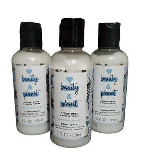🎄3 FOR $20🎄 3 Beauty & Planet Hair Conditioner Coconut & Mimosa Flower 3 fl oz